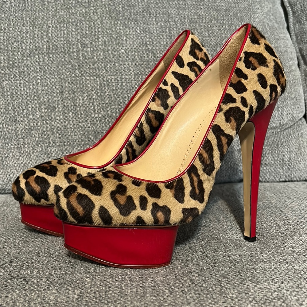 Charlotte Olympia Leopard Print Pump
